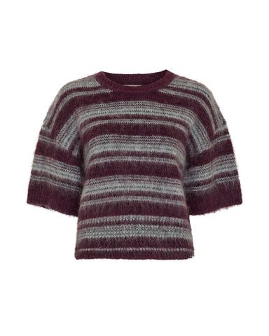 MschLycie 2/4 pullover stp - p purple/h gray