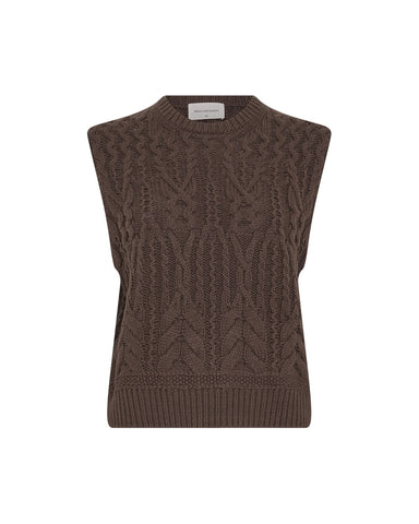 MschMarisela Vest - hot fudge