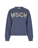 MschMela Briena MSCH Sweatshirt - v indigo/oatmea