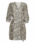 MSCHPhilida Maire 3/4 Dress AOP - Black abstract