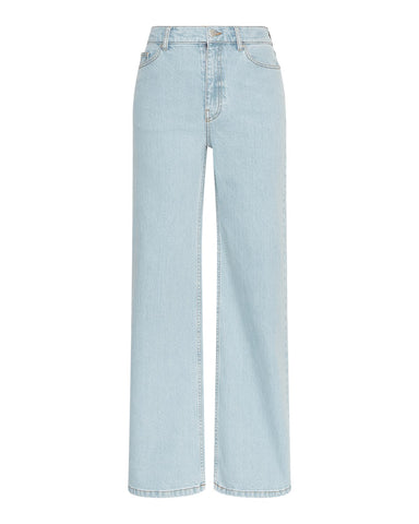MschSolia Ada HW Wide Jeans - light blue wash