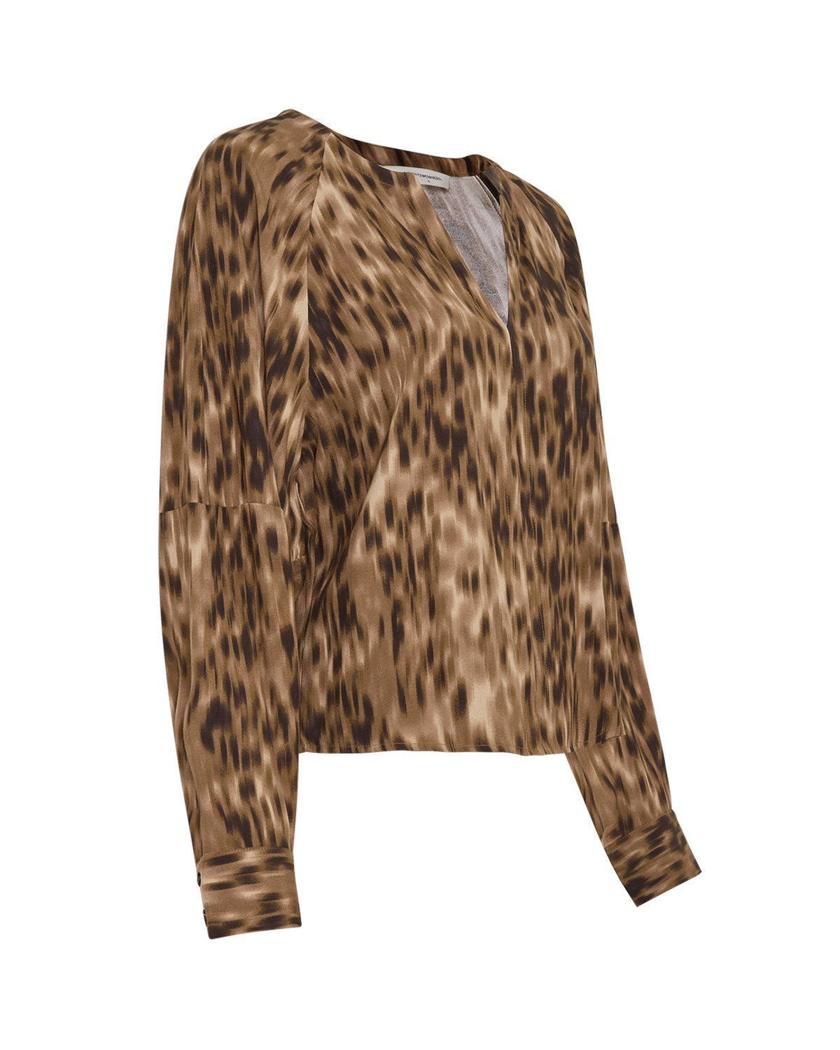 MschTeia top aop - tannin abstract