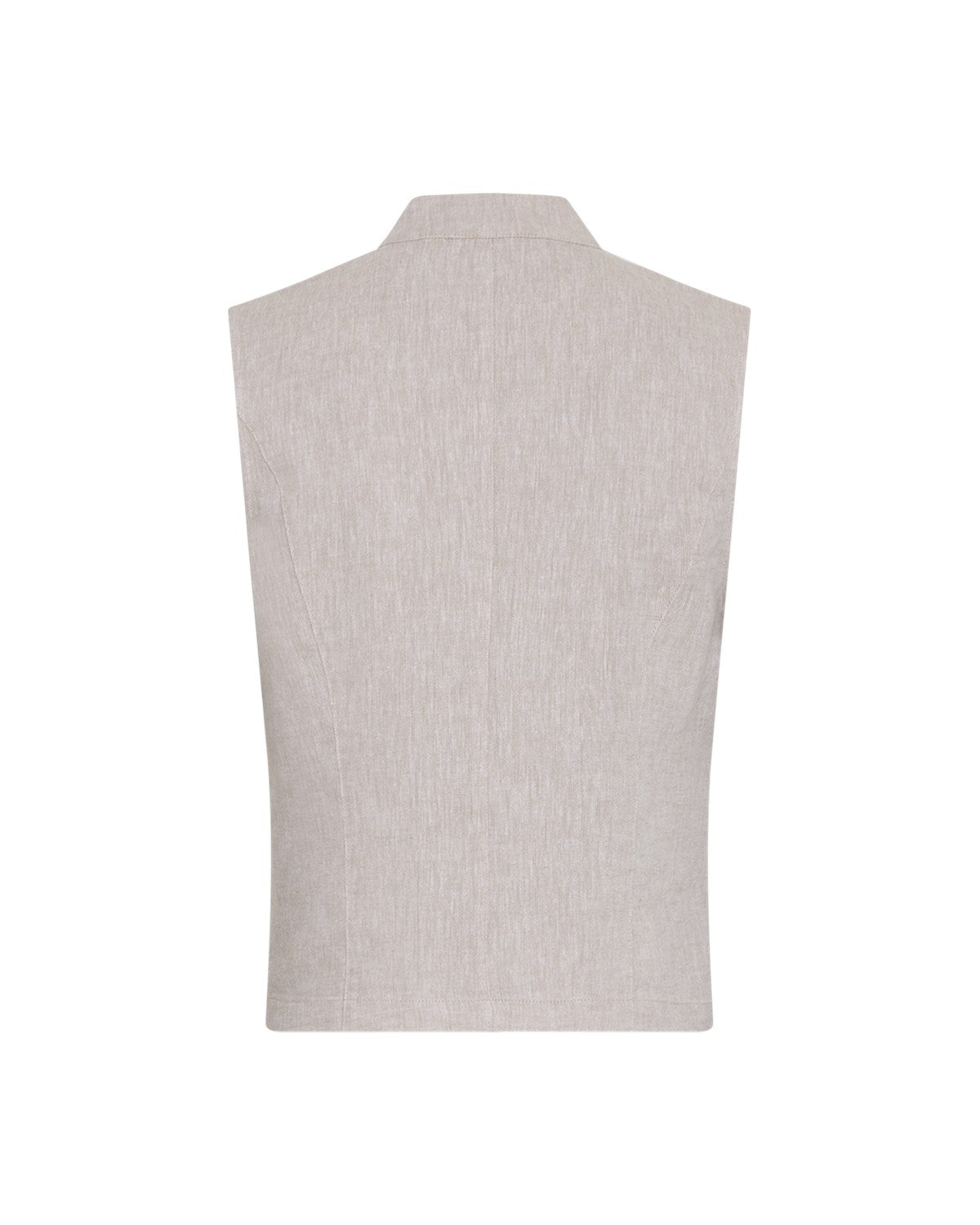 MschViana Ginia waistcoat - sand melange