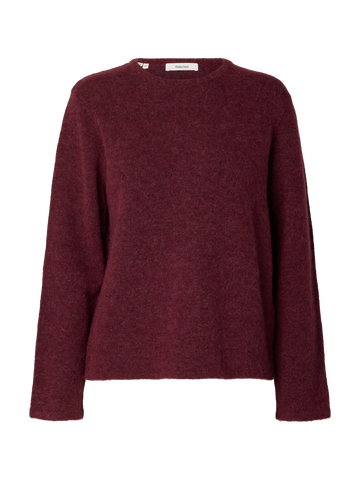 Slwlulu ls knit - Tawny port