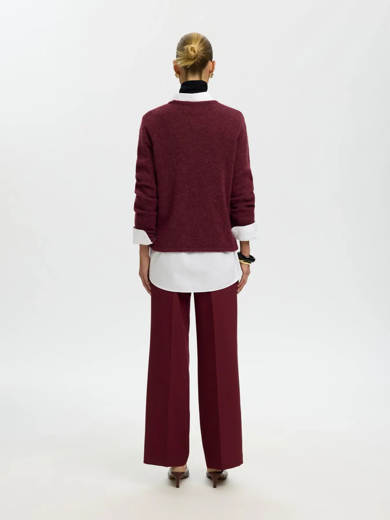 Slwlulu ls knit - Tawny port