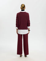 Slwlulu ls knit - Tawny port