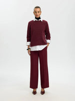 Slwlulu ls knit - Tawny port