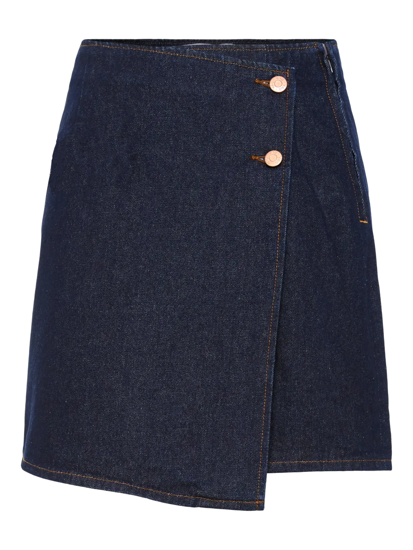Yaslisana hmw short denim skirt s. noos - dark blue denim