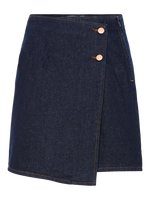 Yaslisana hmw short denim skirt s. noos - dark blue denim