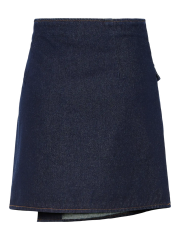 Yaslisana hmw short denim skirt s. noos - dark blue denim