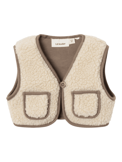 Nbmjono sherpa vest - birch