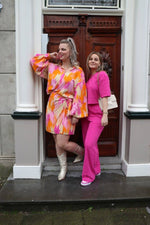 Oversized blouse Faya - pink