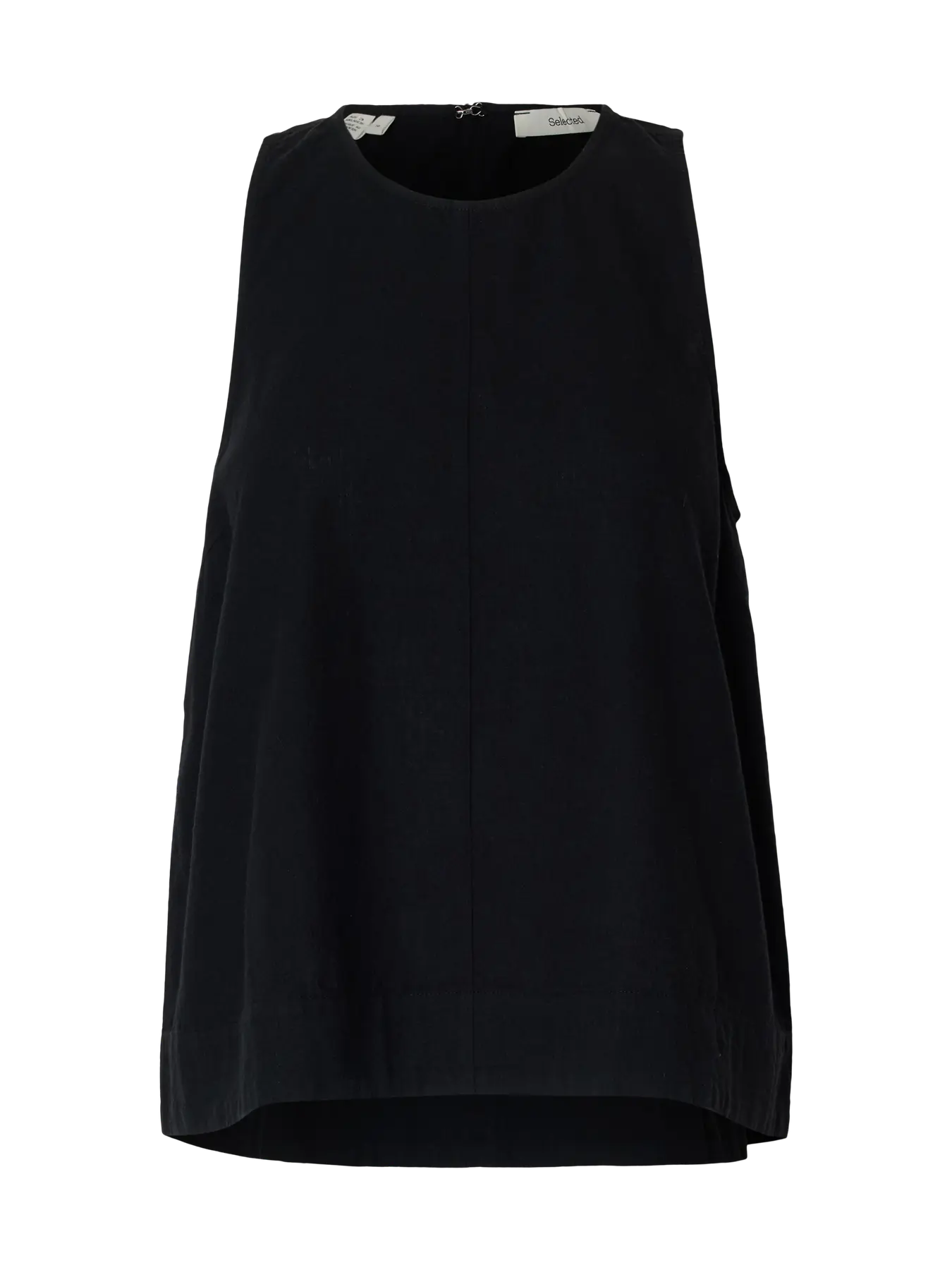 Selected luisa top linen - Black