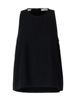 Slfluisa top linen - Black