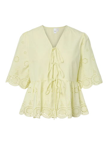 Yascornelia 2/4 tie top - anise flower