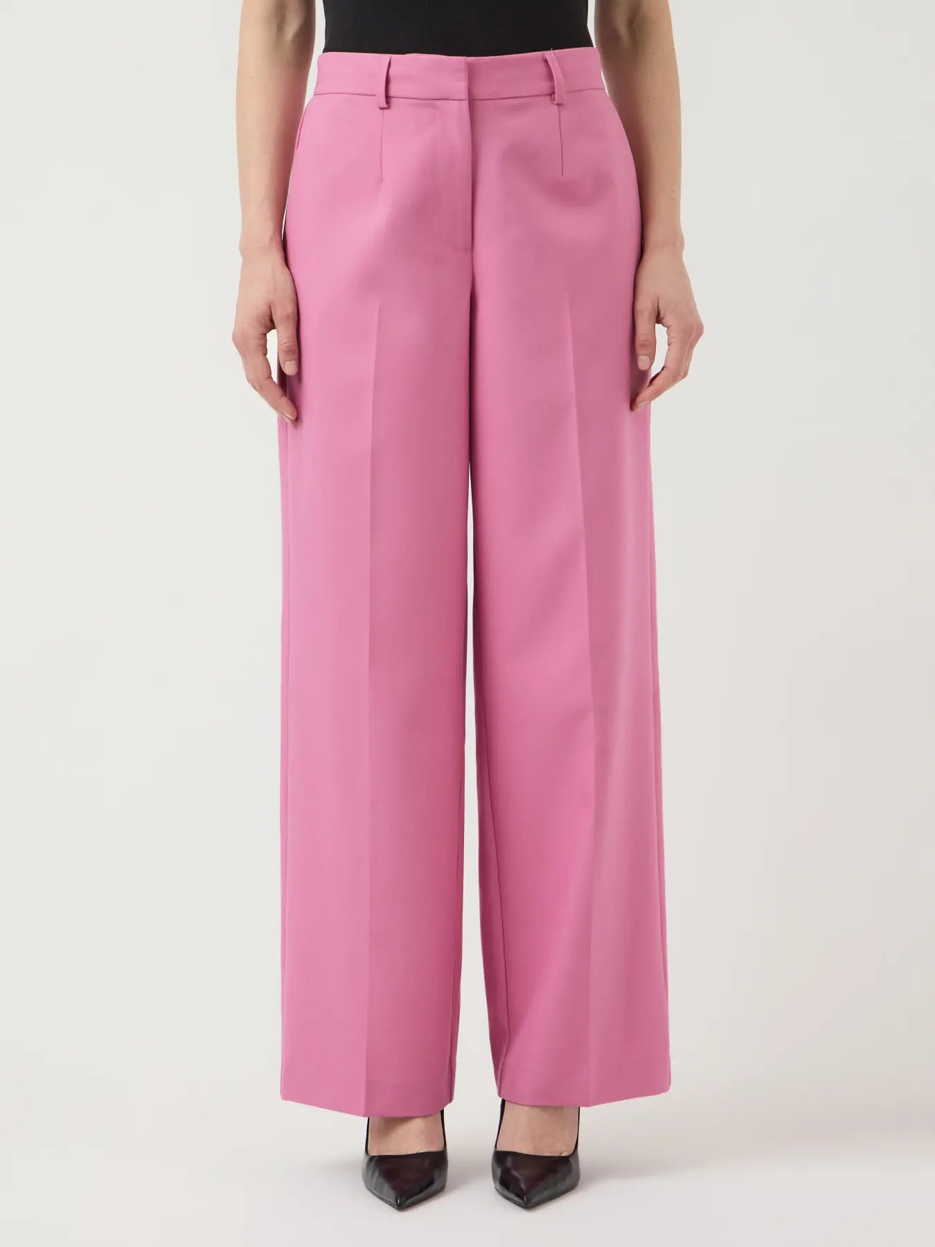Yasmidnight wide mw pant - orchid smoke