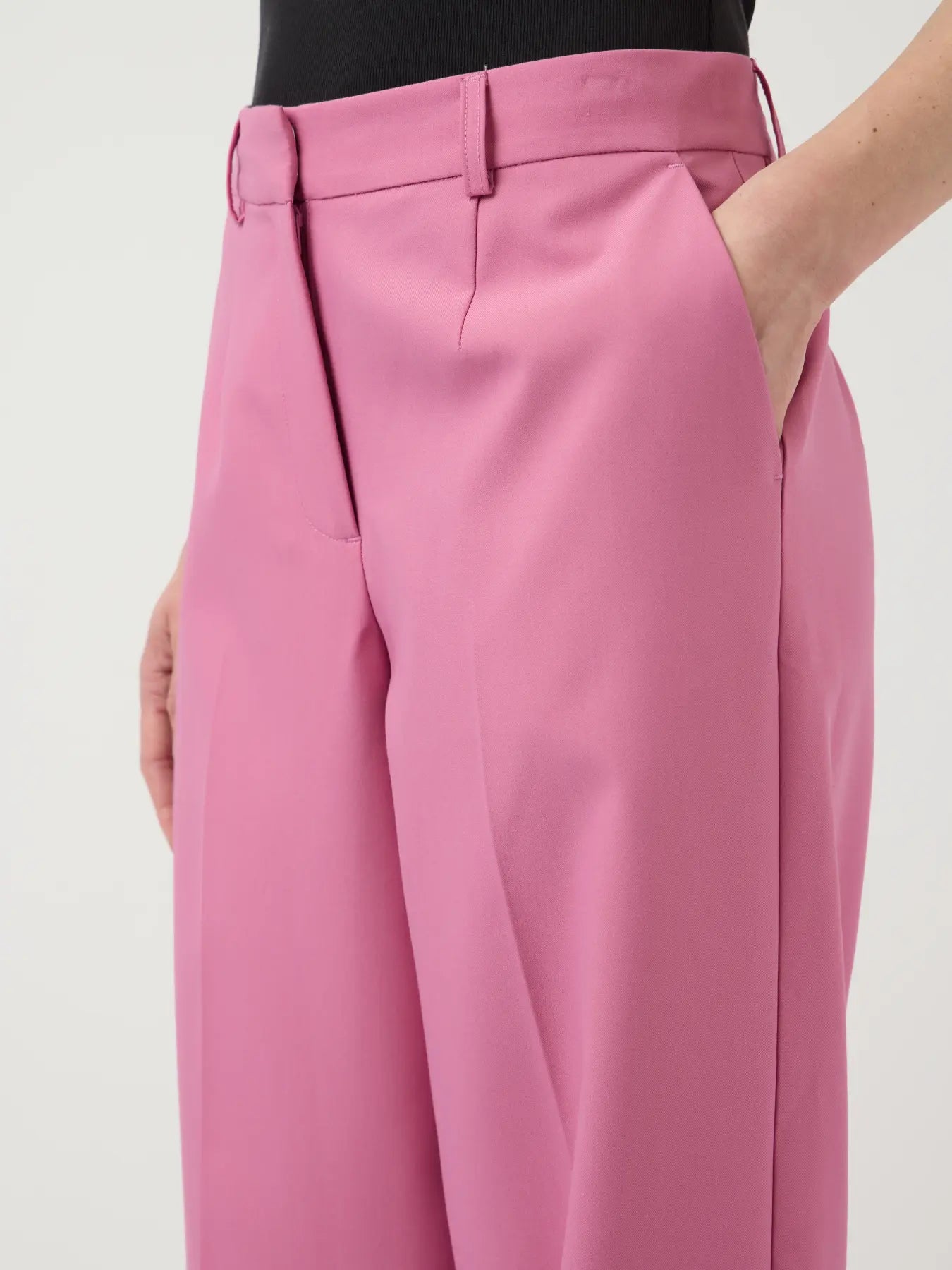 Yasmidnight wide mw pant - orchid smoke