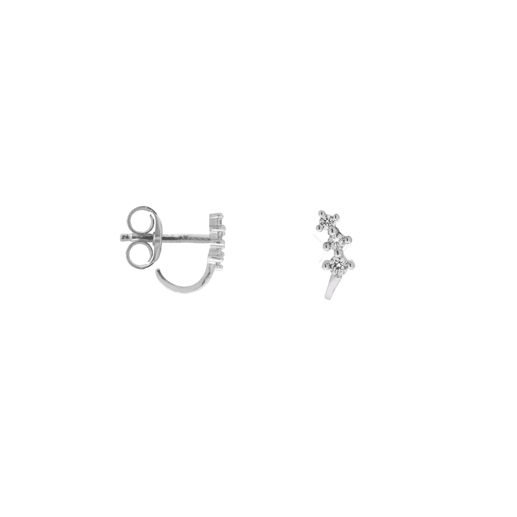 Shiny bow silver