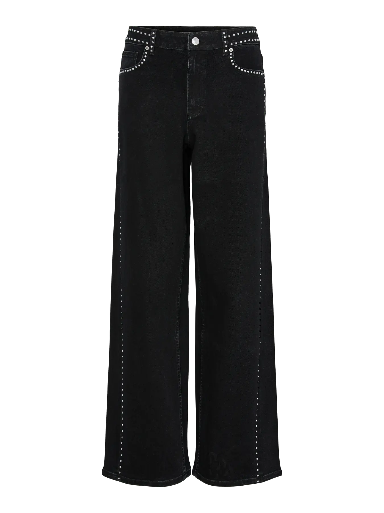YASNoelle HW studded jeans