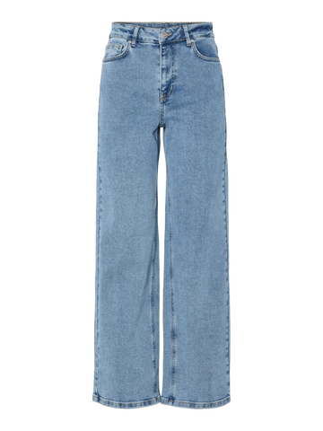 Yasrosie hw straight jeans s. - light blue denim