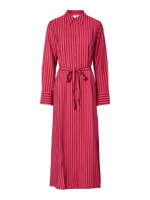 Yaskaya ls long shirt dress - Red/Pink