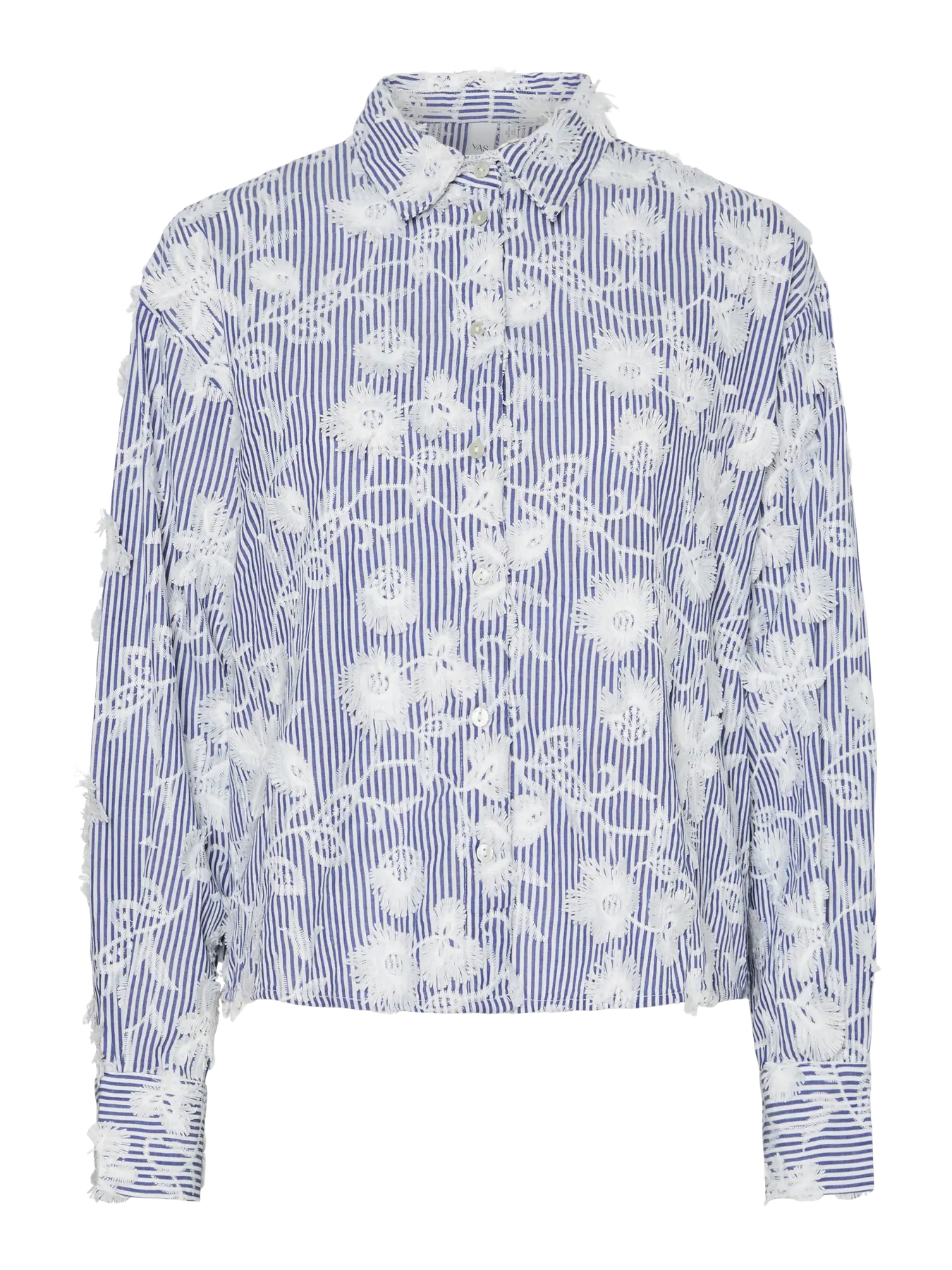 Yasmemly ls shirt - navy blazer - star white details