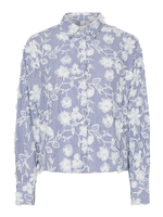 Yasmemly ls shirt - navy blazer - star white details