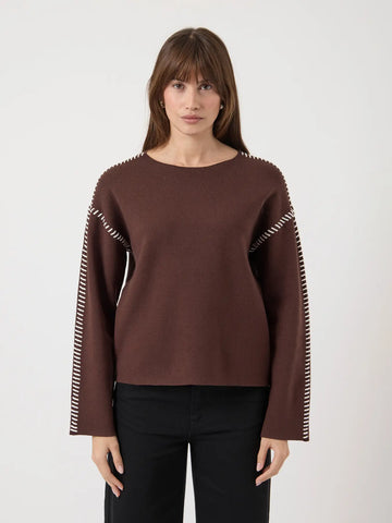 YASSTITCHA LS KNIT PULLOVER S. NOOS