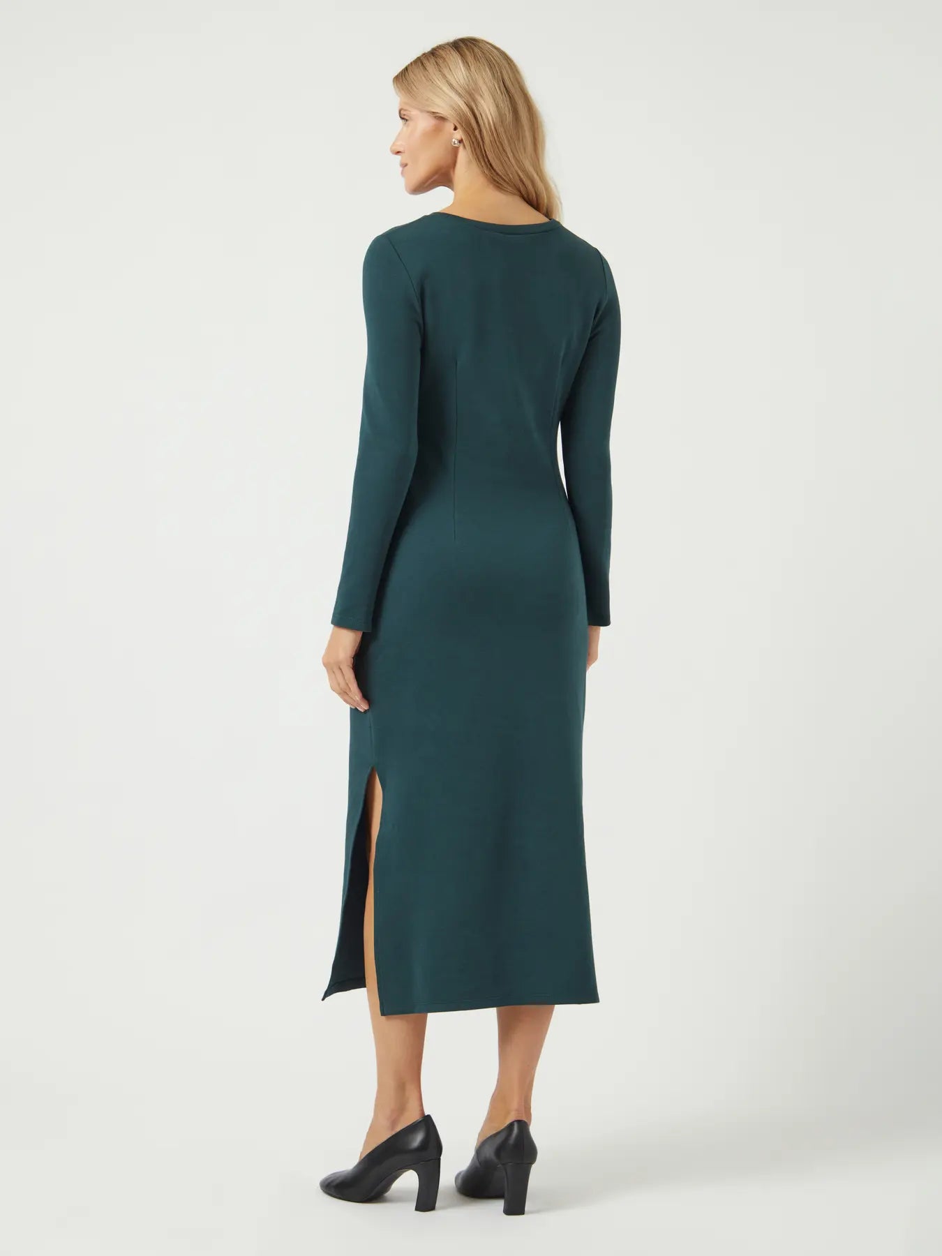 Yaspina ls midi dress