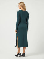 Yaspina ls midi dress