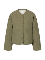 Slfrayna quilted jacket - deep lichen green