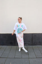 Oversized smiley shirt Maggy - off white