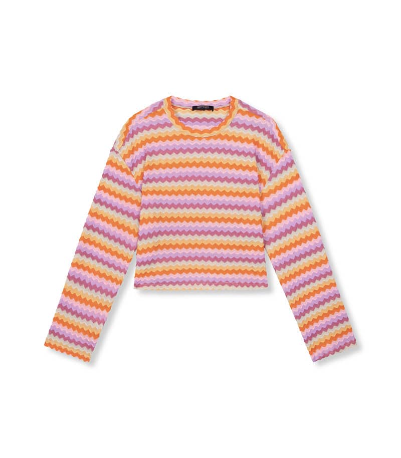 Knitted crochet top NICA