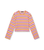 Knitted crochet top NICA