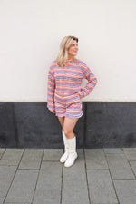 Stripped knit short Miel - multi color