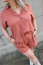 Blouse Charlee - Rust