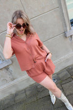 Blouse Charlee - Rust