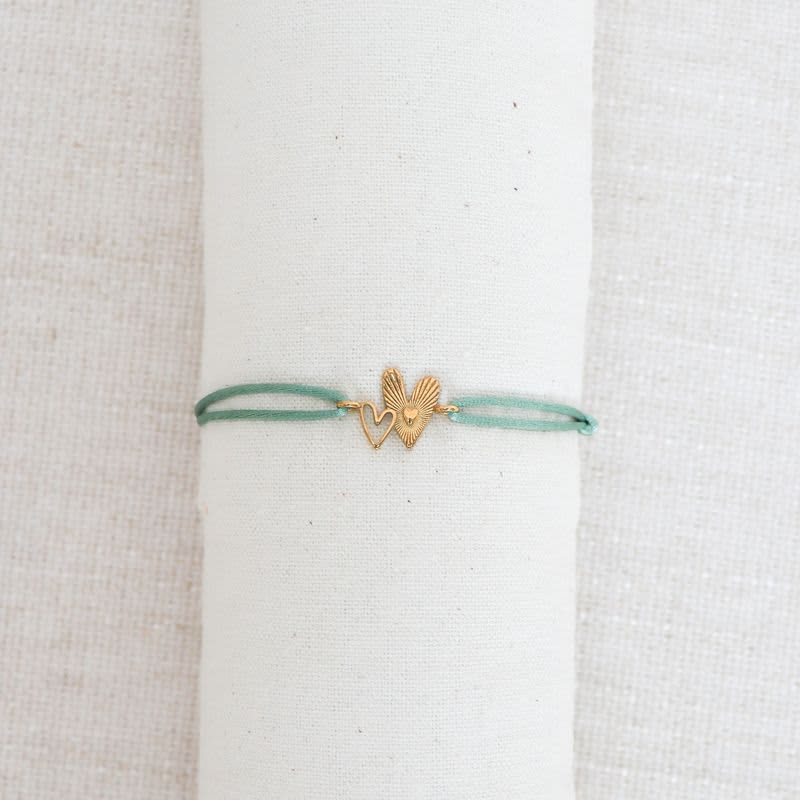 Two hearts bracelet
