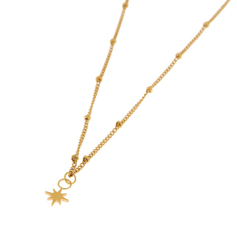 Star necklace gold