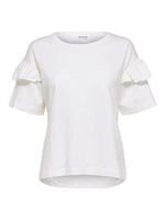 Slfrylie ss florence tee noos - snow white