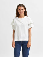 Slfrylie ss florence tee noos - snow white
