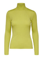 Slflydia ls knit rollneck lurex - evening primrose