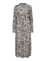 Slfkatrin ls ankle dress b - sandshell
