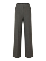 slfrita mw wide pant dgm - dark grey