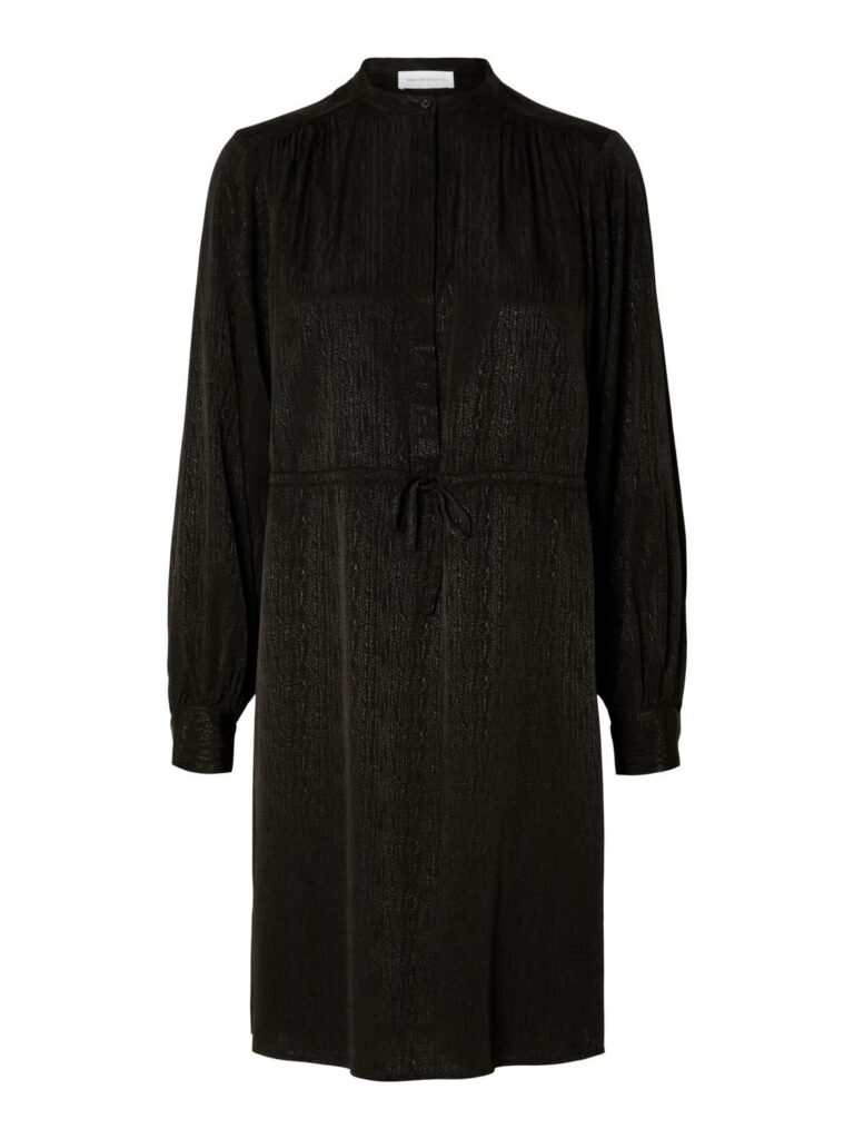 Slftyra short dress b - black