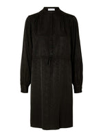 Slftyra short dress b - black