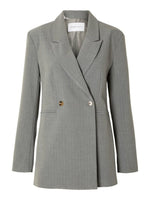 Slfdoa ls classic blazer - dark grey