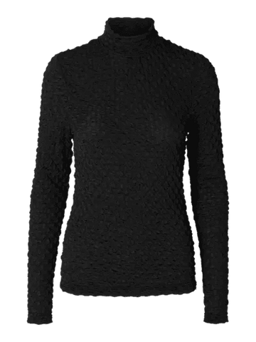 Slftimmi high neck top - black