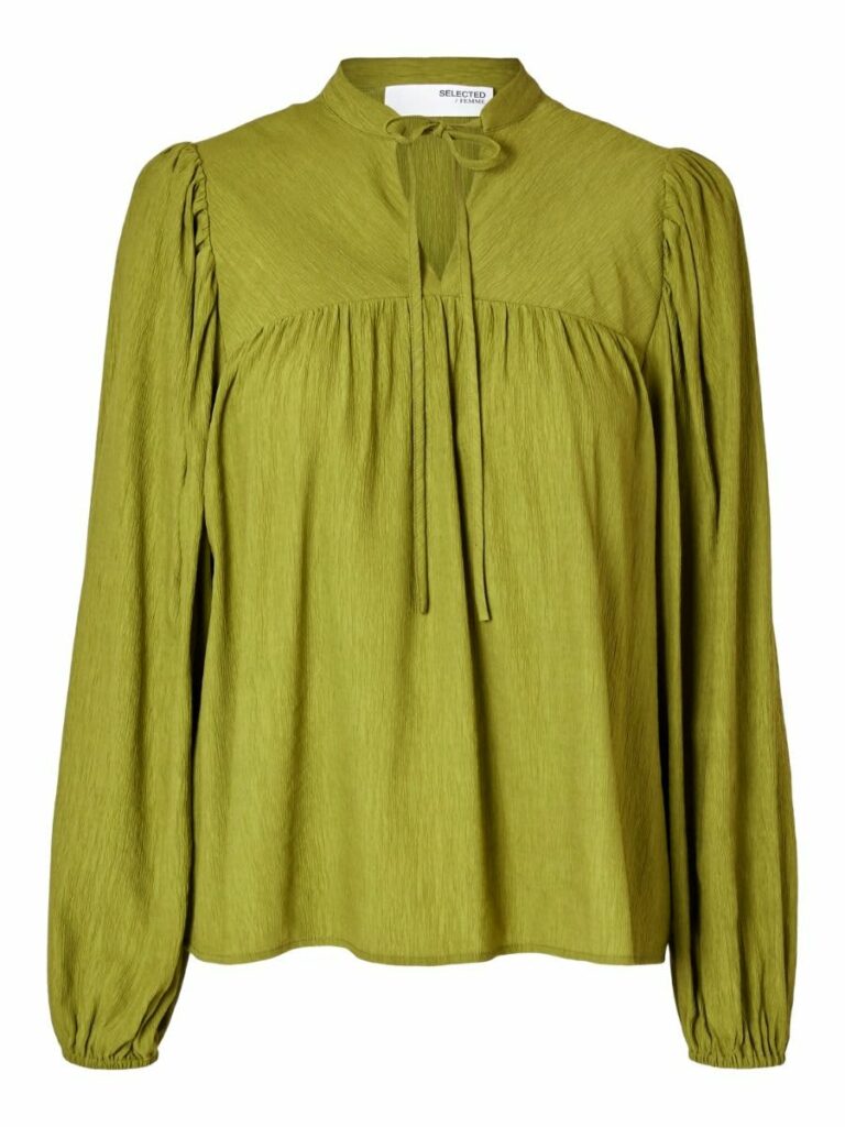 Slfkaterine ls tie top - cardamom seed