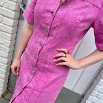 Yasvioletta 2/4 denim dress - Liatris